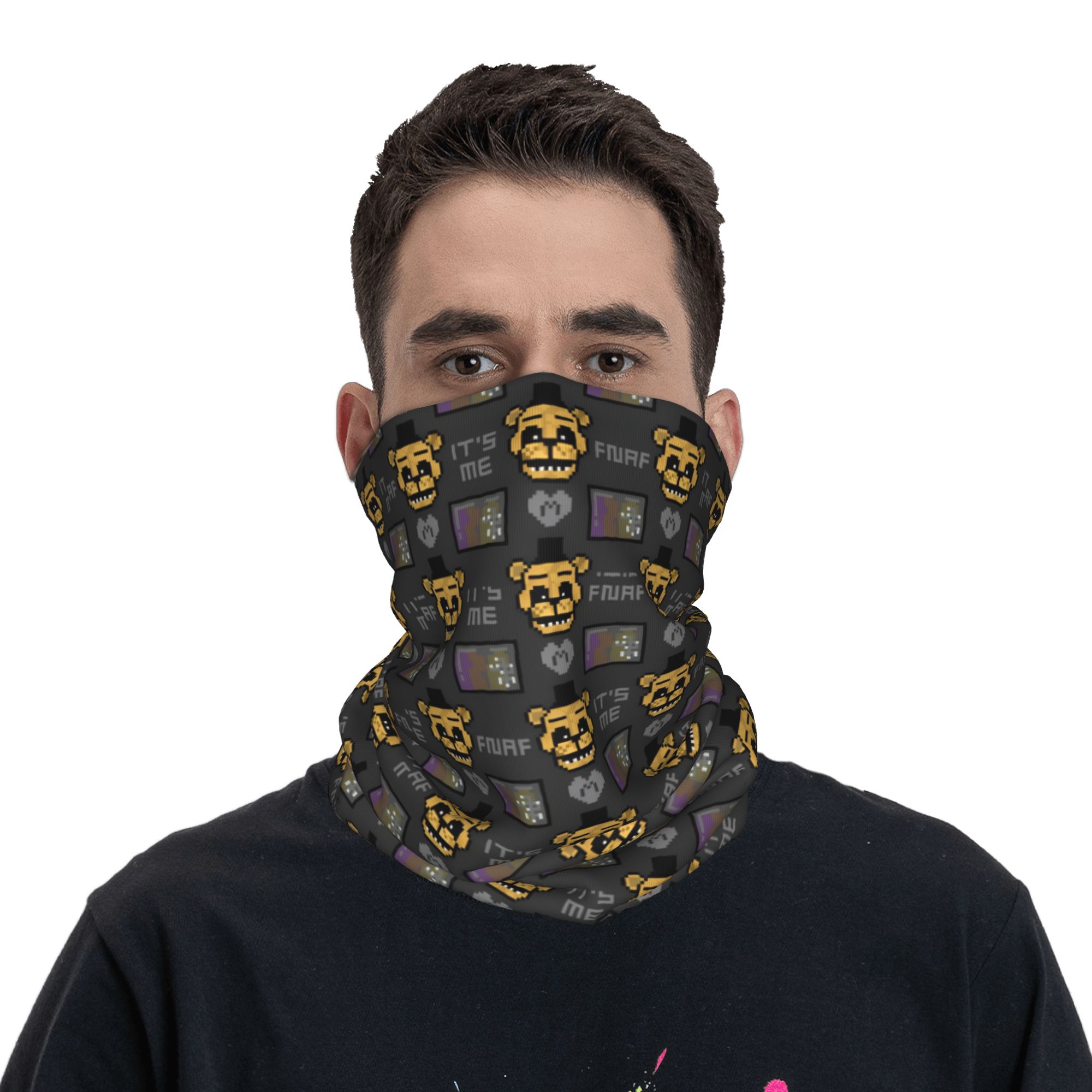 Outdoor Adventure At - Aangepaste FNAF At Freddys Neck Gaiter