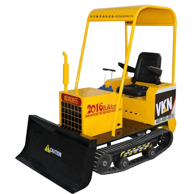 Outdoor Adventure Educator - Miniatuur elektrische binnen/buiten metalen model bulldozer