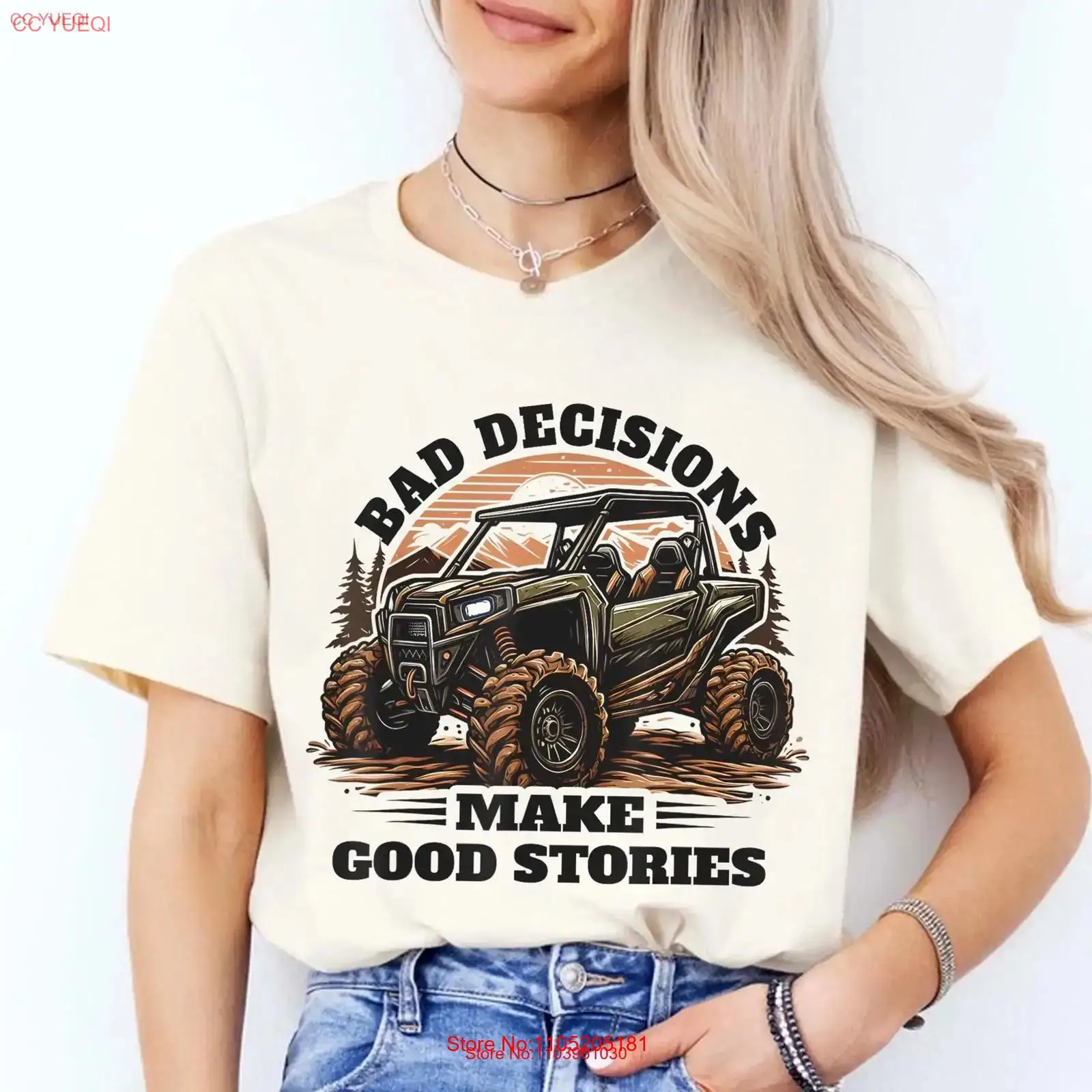Outdoor Adventure Utv - Slechte beslissingen maken goede verhalen T-shirt
