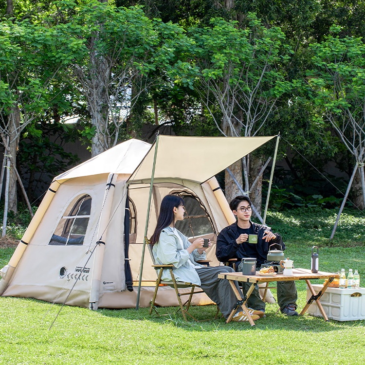 Outdoor Adventure Youtube - TAILI 5,5 kg waterdichte campingtent opblaasbare