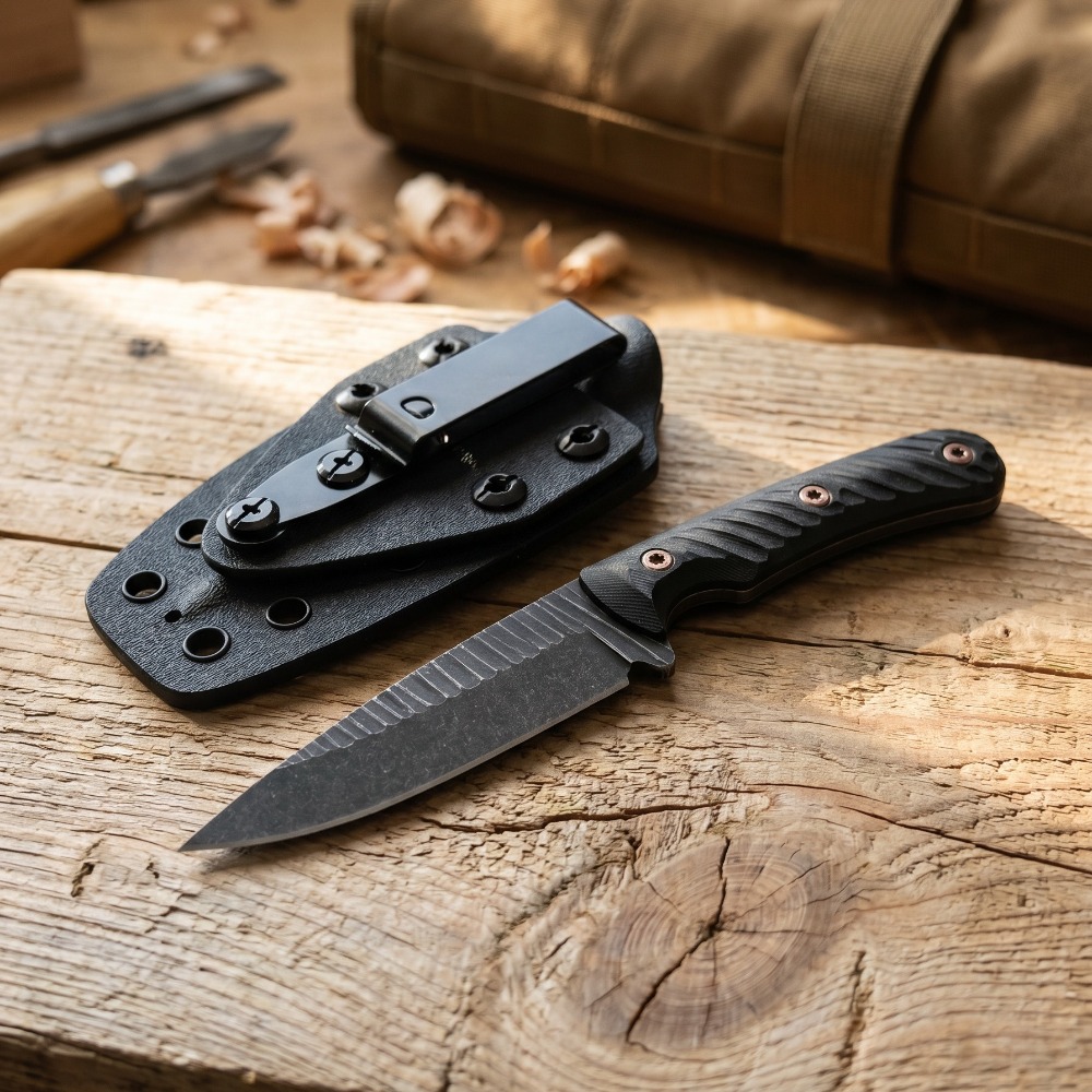 Volledig geïntegreerd bushcraf - Survival Knife Full Tang recensie en prijs