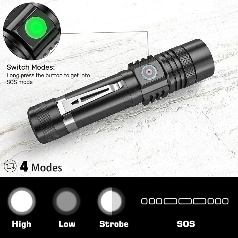 Oplaadbare T6 Handzaklamp Gebr - Outdoor Adventure Travel recensie en prijs