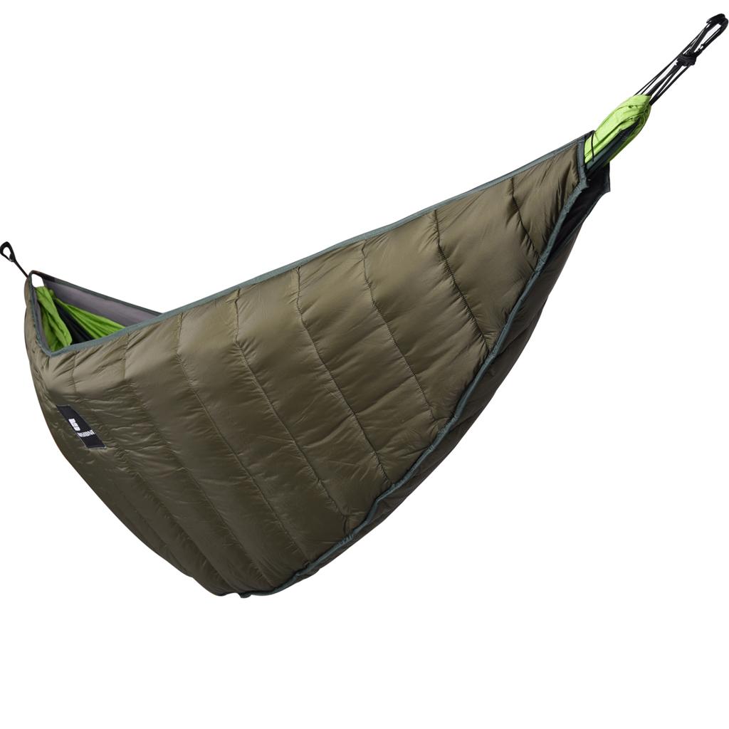 Draagbare buitenhangmat onderd - Outdoor Adventure Quilt recensie en prijs