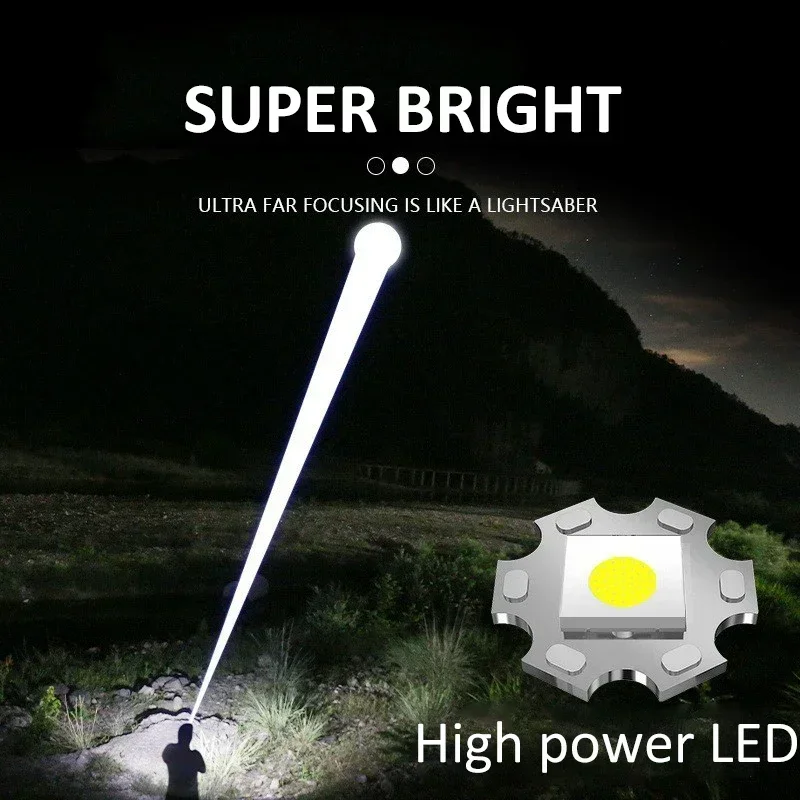 900000LM Krachtige LED-zaklamp - Outdoor Adventure Travel recensie en prijs