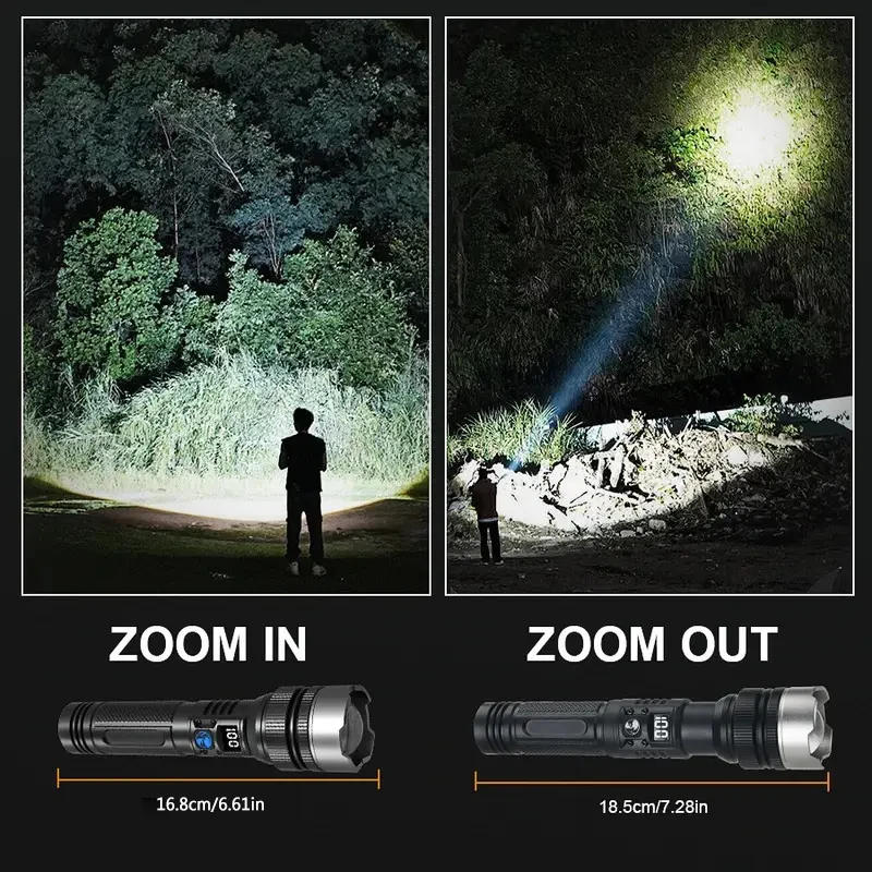 900000LM Krachtige LED-zaklamp - Outdoor Adventure Travel recensie en prijs