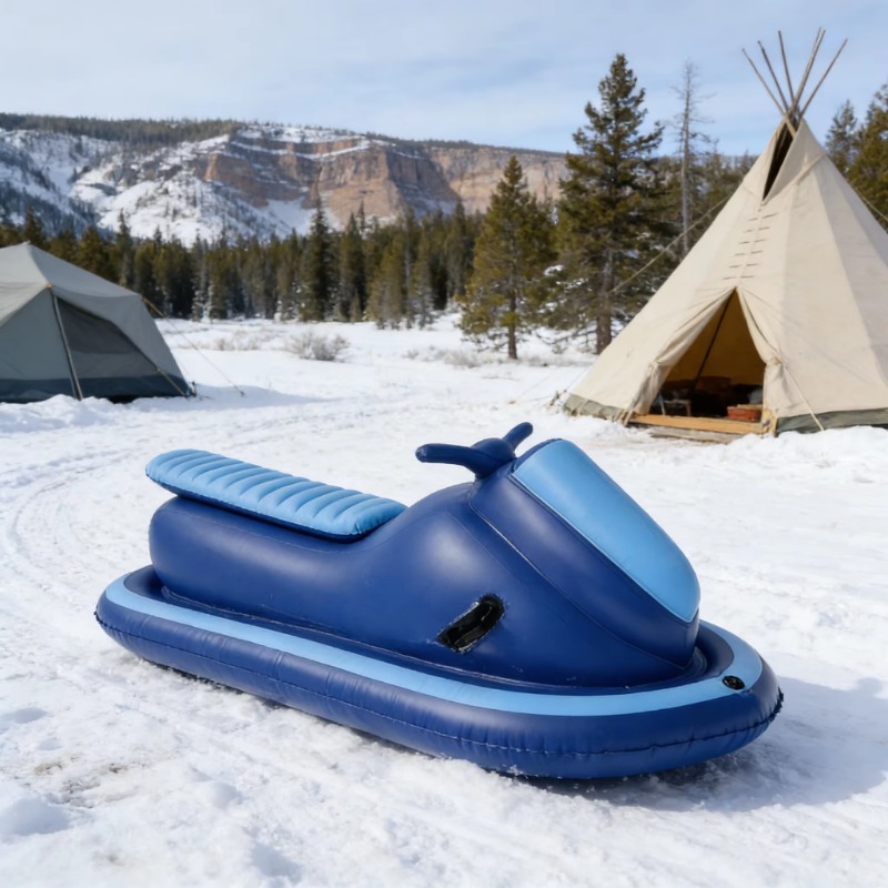 Robuuste opblaasbare sneeuwbui - Outdoor Adventure Youtube recensie en prijs