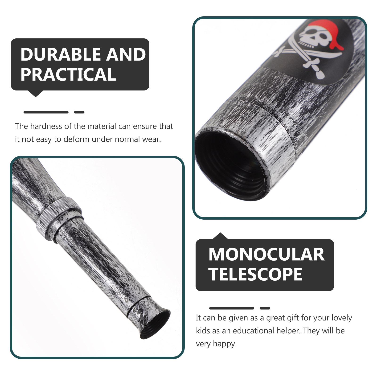 6-delige piratentelescoop, enk - Outdoor Adventure Learning recensie en prijs