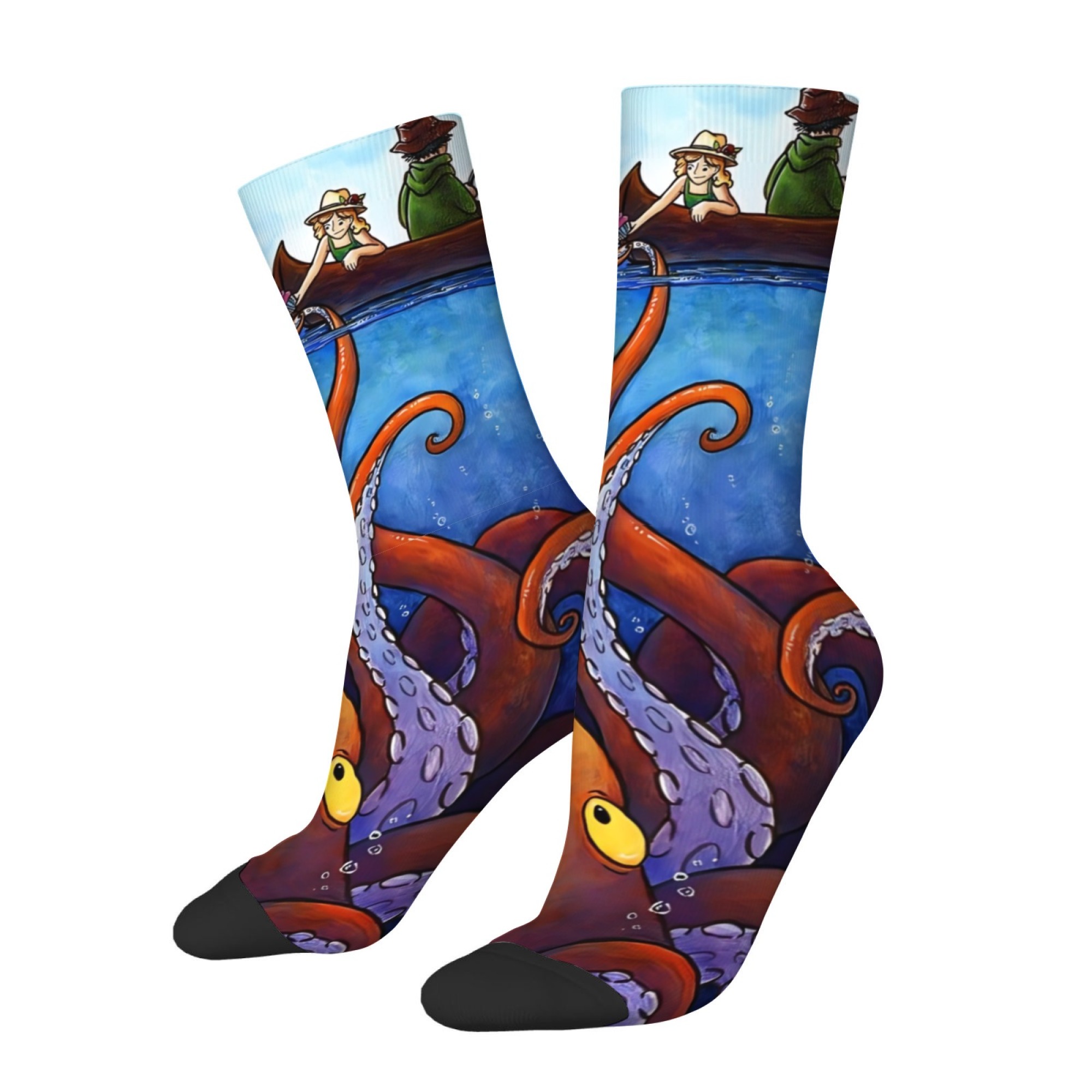 Ocean Adventure Print Sokken Z - Outdoor Adventure Youtube recensie en prijs